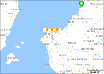 map of Lag-asan