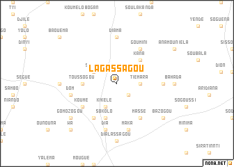 map of Lagassagou