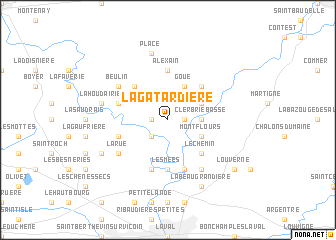 map of La Gatardière