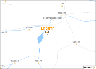 map of Lagata