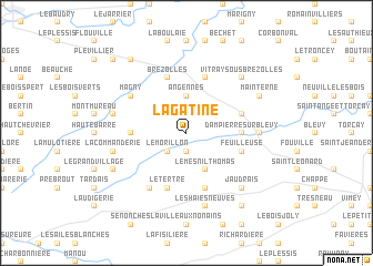 map of La Gâtine