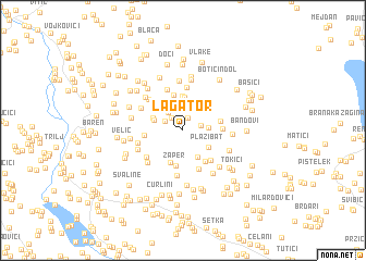 map of Lagator