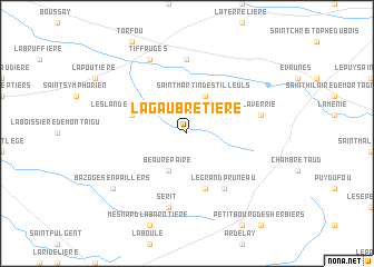 map of La Gaubretière