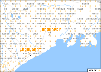 map of La Gaudray