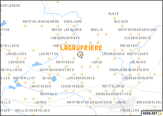 map of La Gaufrière