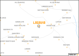 map of La Gavia