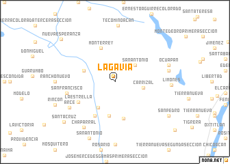 map of La Gavia