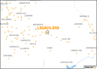 map of La Gavilana