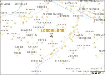 map of La Gavilana