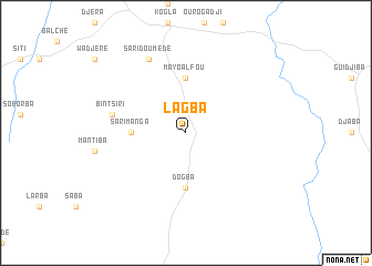 map of Lagba