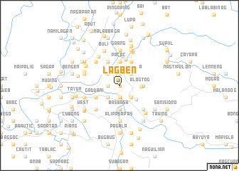 map of Lagben