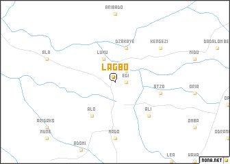 map of Lagbo