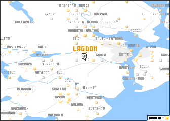 map of Lägdom