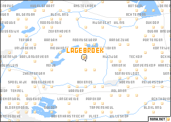 map of Lagebroek