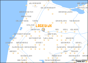 map of Lagedijk