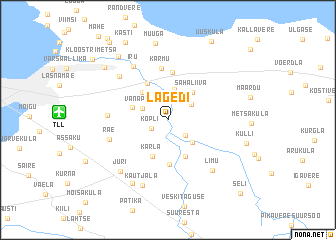 map of Lagedi