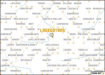 map of LʼAge-Goyard