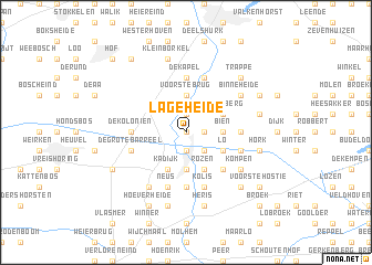 map of Lage Heide