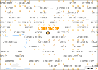 map of Lagendorf