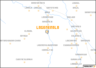 map of La Generala