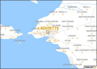 map of La Genette