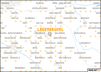 map of Lagenheuvel