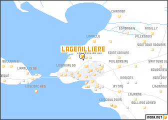 map of La Genilliere