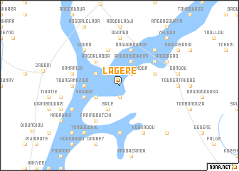 map of Lagéré