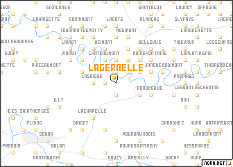 map of La Gernelle