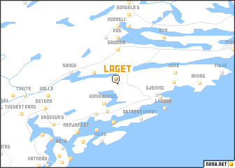 map of Laget