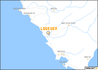 map of Lageuen