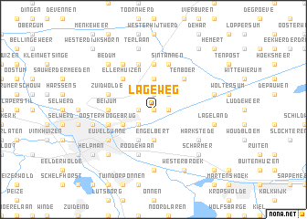 map of Lageweg