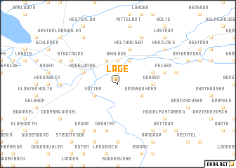 map of Lage