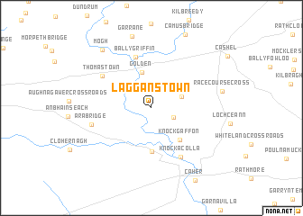 map of Lagganstown