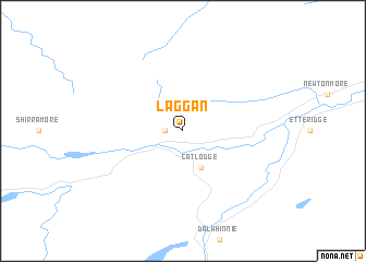 map of Laggan