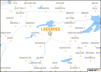 map of Läggared