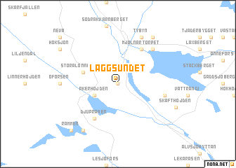 map of Laggsundet