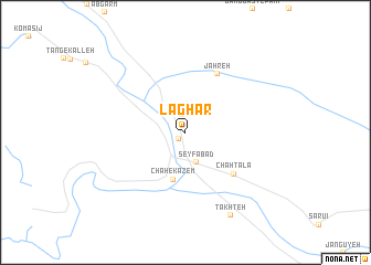 map of Lāghar