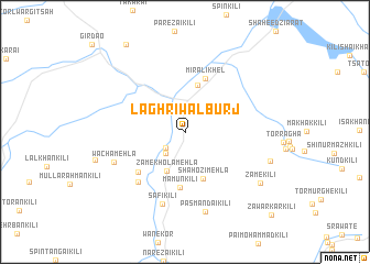 map of Laghri Wāl Burj