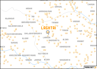 map of Laghtai