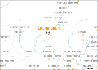map of La Giandola