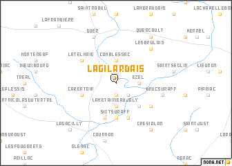 map of La Gilardais