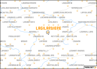 map of La Gilardière