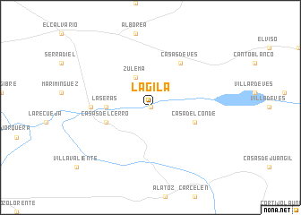 map of La Gila