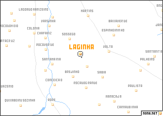 map of Laginha