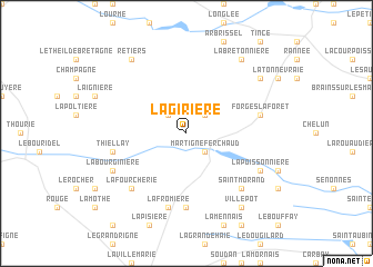 map of La Girière