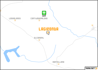 map of La Gironda