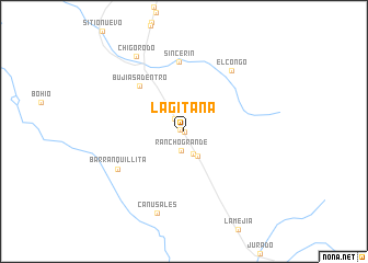 map of La Gitana