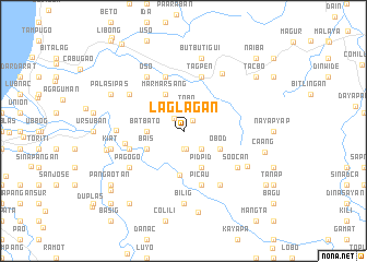 map of Laglagan