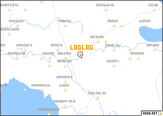 map of Lag Lag